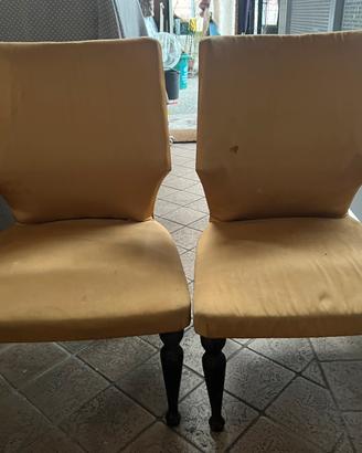 Poltroncine da camara da letto anni 50/60 vintage