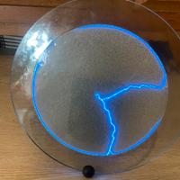 LAMPADA PLASMA LUMINGLASS PIATTO VETRO TESLA