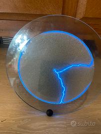 LAMPADA PLASMA LUMINGLASS PIATTO VETRO TESLA