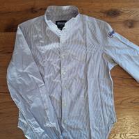 Blauer Camicia manica lunga cotone