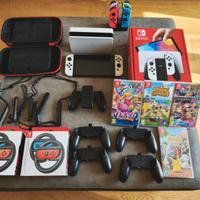 Nintendo Switch Oled + Accessori + 4 Giochi