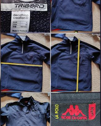 Lotto maglie e felpe uomo L Ribassato