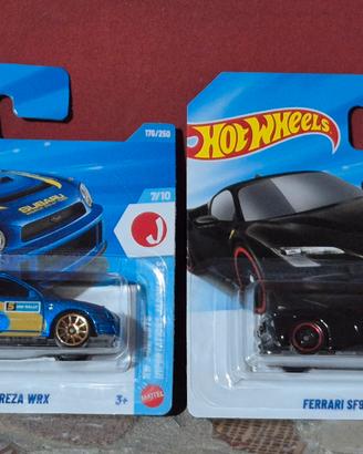 Hot Wheels Ferrari Subaru 
