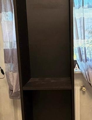 Libreria nero/marrone ikea 2m x 40cm