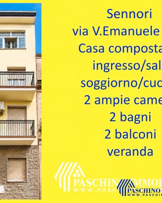 Sennori Centro - casa con balconi
