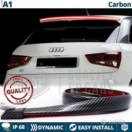 SPOILER Posteriore LED per AUDI A1 Carbon Look
