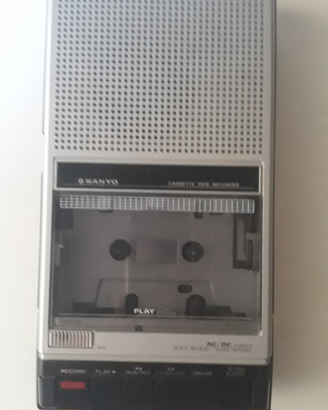 Registratore Cassette Sanyo funzionante