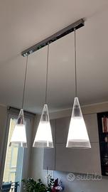 Lampadario in vetro moderno ROSSINI