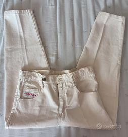 Pantalone donna beige 