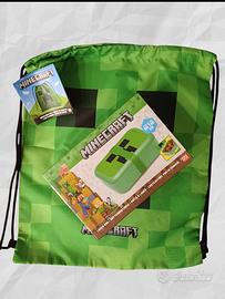 portamerenda e sacchetta Minecraft 