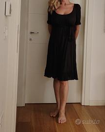 Abito Couture in stile imperiale marrone