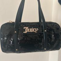 borsa glitterata nera di juicy couture