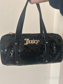 borsa glitterata nera di juicy couture