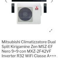 Condizionatore Mitsubishi dual split 