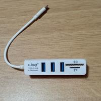 Hub USB-C Adattatore 5-1 Multiporta USB  LinQ