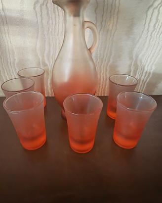 bicchieri vintage anni 60 