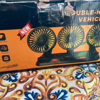 Ventilatore Auto a 3 Teste con Rotazione 360°