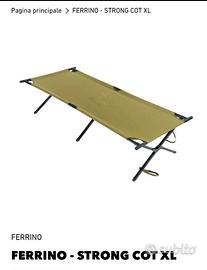lettino da campeggio Ferrino Strong cot XL