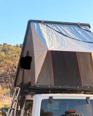Tenda da tetto e rack per jeep wrangler