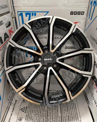 4 Cerchi NUOVI MAK DaVinci 17" AUDI VW SEAT