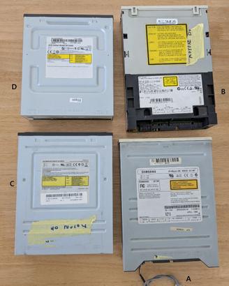 Lettore CD DVD 5,25 Desktop IDE Molex SH-S202
