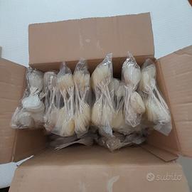 Racchette in fil di ferro e tulle per bomboniere