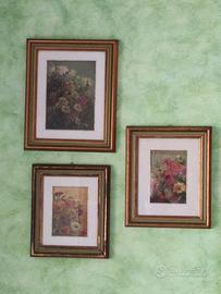 Quadri ad olio inizio '900 con fiori