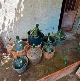 Damigiane in vetro per vino – stock o singole