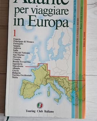Atlante per viaggiare in Europa
