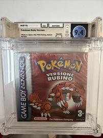 Pokemon Rubino Game Boy Advance WATA 9.4 sigillato