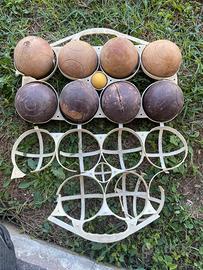 Bocce in legno vintage