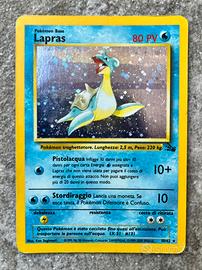 Carta Pokemon Lapras Holo Ita, Set Fossil 10/62