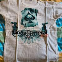 T-shirt Gods Of Metal 2012 fronte retro