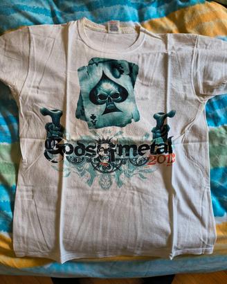 T-shirt Gods Of Metal 2012 fronte retro