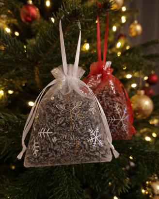 🎄 Sacchetti Lavanda Natalizi Decorazioni Albero