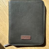 Porta iPad in pelle marrone Spalding & Bros