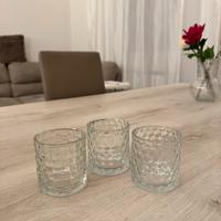 Set di 3 porta candele – misura media