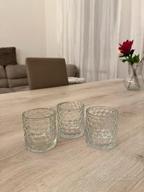 Set di 3 porta candele – misura media