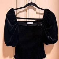 Top mango in velluto M