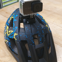 Casco enduro MTB + action cam