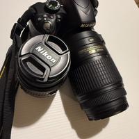 Reflex Nikon D3200 + obiettivo 55-300