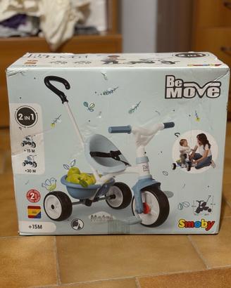 Triciclo Smoby Be Move 2 in 1 Azzurro - NUOVO sigi