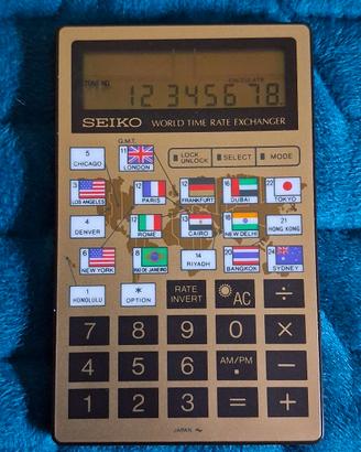 Seiko Qns913g calcolatrice scambiatore di valuta
