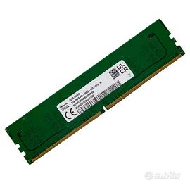 RAM Hynix 16gb DDR5 4800MHz UDIMM – Pari al nuovo