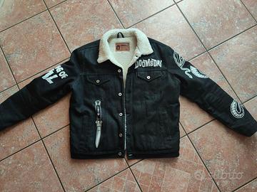 GIUBBOTTO "DOOMSDAY" DENIM JACKET BLACK