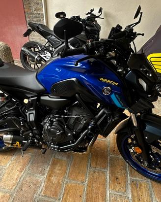 Yamaha MT -07 Ivon blue 2024 pari a nuovo-6000 km