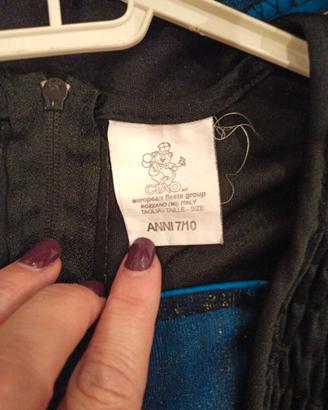 Costume di carnevale da strega con cappello