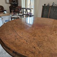 Tavolo Antico in Radica di Noce