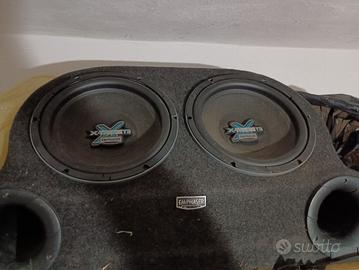 subwoofer e amplificatore 