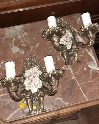 coppia applique in  Bronzo 